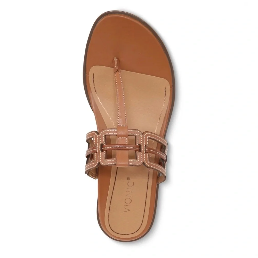 Vionic Tan Strappy Sandals for Women - Picture 5 of 10